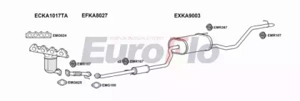 Система выпуска ОГ EuroFlo KACEE16 3001C